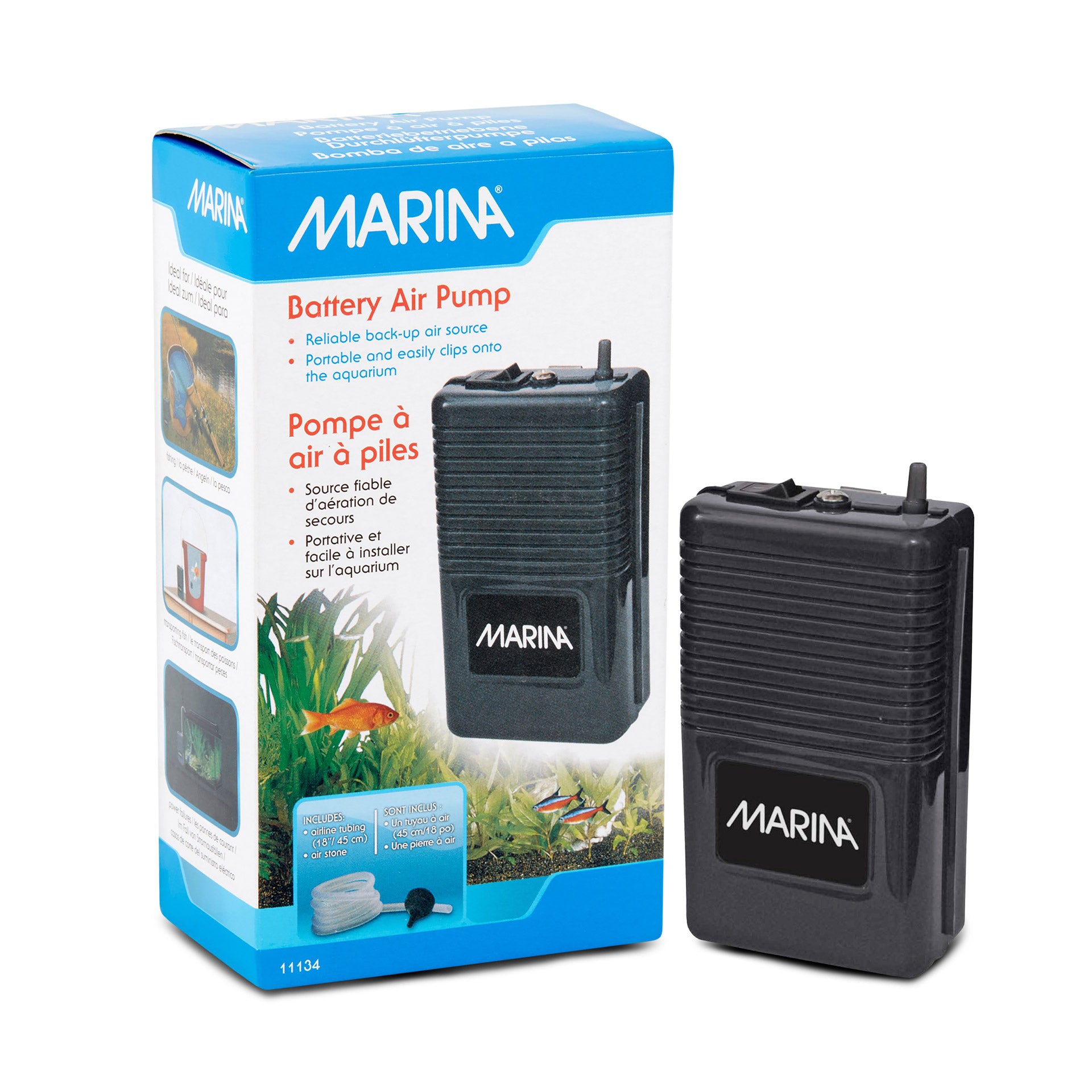 battery powered aquarium air pump