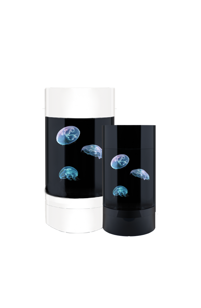 Jelly Cylinder 5 (White) - 5 Gallon Saltwater Tank (Jellyfish Not Included)