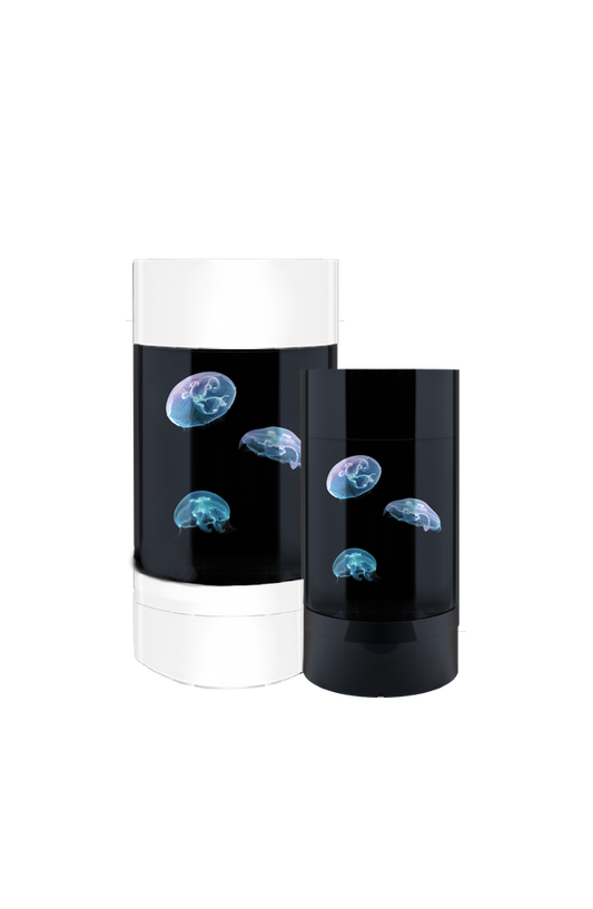 Jelly Cylinder 5 (White) - 5 Gallon Saltwater Tank (Jellyfish Not Included)