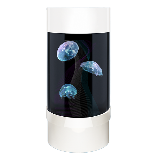 Jelly Cylinder 5 (White) - 5 Gallon Saltwater Tank (Jellyfish Not Included)