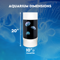 Load image into Gallery viewer, Jelly Cylinder 5 (White) - 5 Gallon Saltwater Tank (Jellyfish Not Included)
