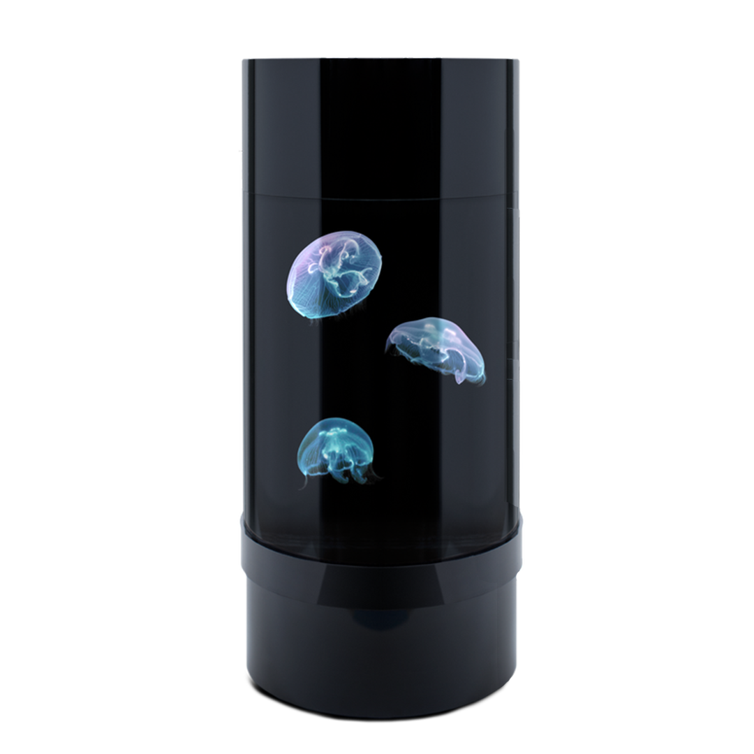 Jelly Cylinder 5 (Black) - 5 Gallon Saltwater Tank (Jellyfish Not Included)