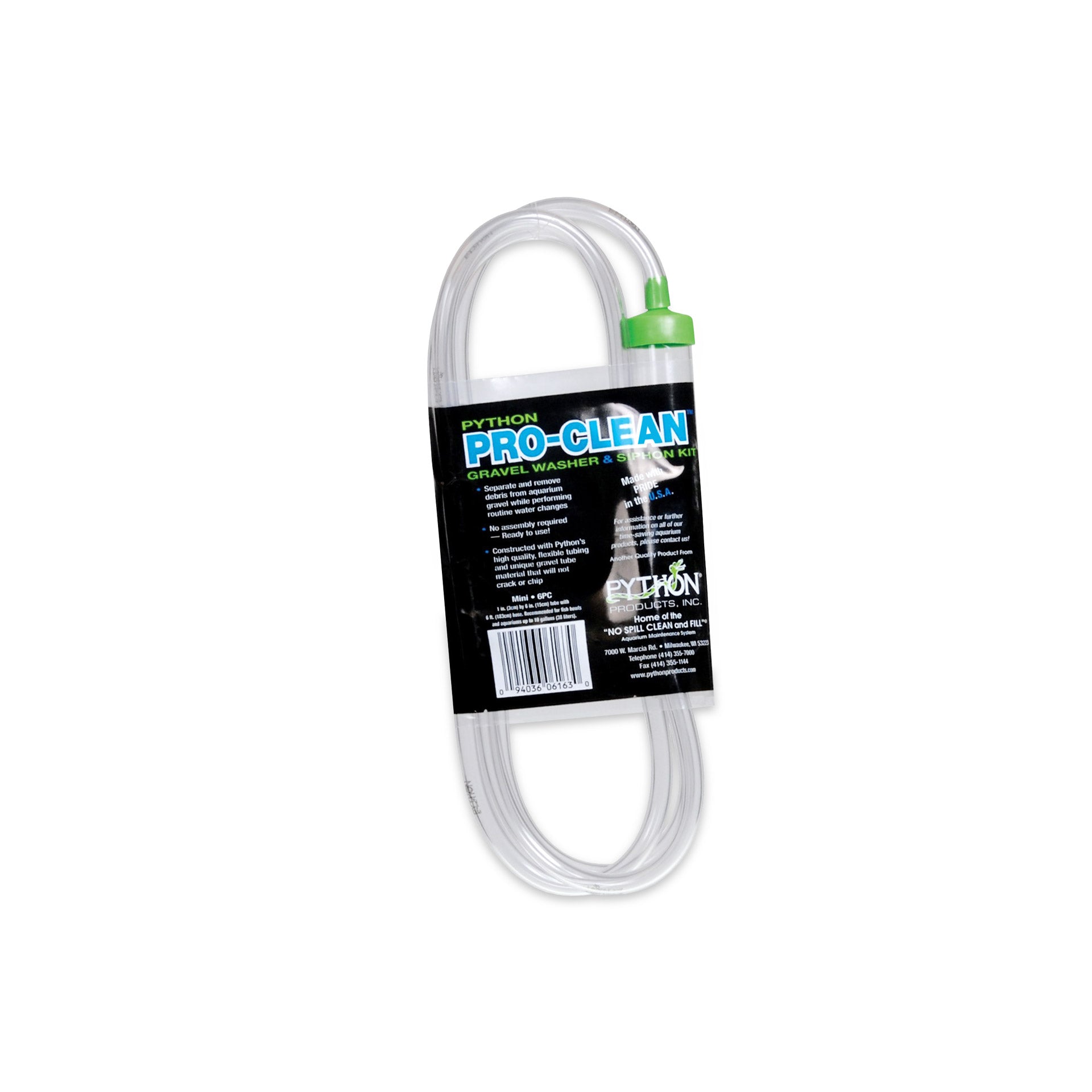 Clear Aquarium Vacuum Hose - Siphon for Water Changes & Debris Removal